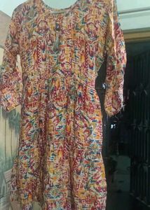 Pretty colourful short kurti