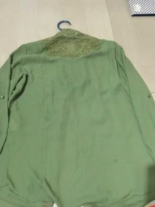 18.Elegant Green Embroidered Kurta