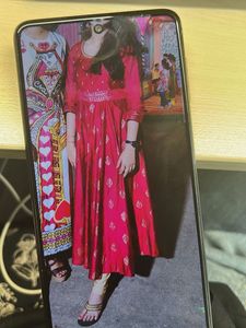 Red &amp; Gold Ethnic Gown