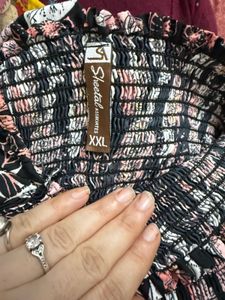 Floral Print Tube dress