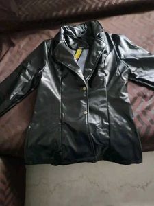 Black Faux Leather Jacket