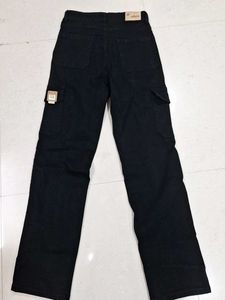 Black Cargo Pants for girls