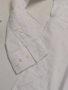 Classic White Button-Up Shirt