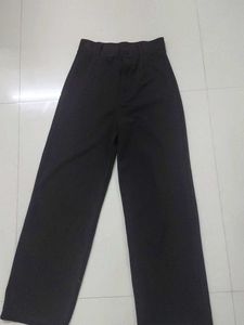 Classic Brown Wide-Leg Trousers