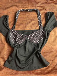 Crop halter top