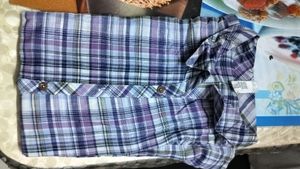 New Purple Checks Top