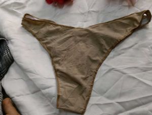 Patterned Beige Brief
