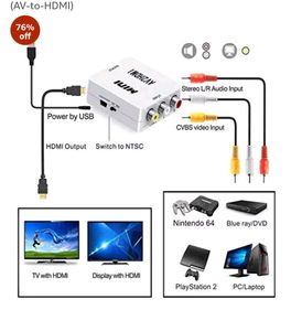 Mini AV RCA to HDMI Converter 720/1080p