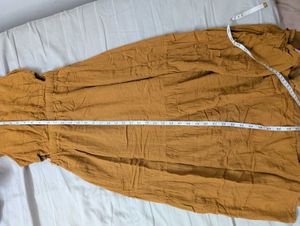 Women's Casual Brown Midi Dress
