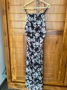 Floral Print Sheer Dress