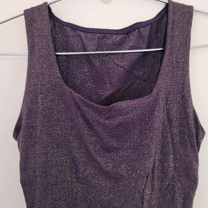 Imported Shimmer Crop Top