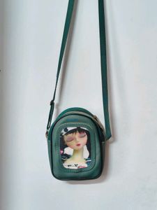 Cute Doll Face Crossbody Bag
