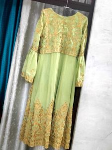 Embroidered Anarkali Dress