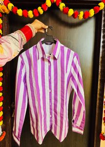 Striped Purple Top