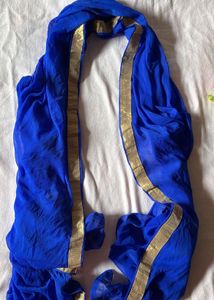 Red And Blue Chiffon Gota Patti Dupatta Combo