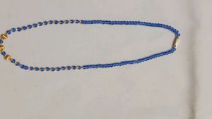 Elegant Blue Crystal Necklace