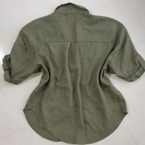 🚨sale🚨Olive Green Utility Shirt