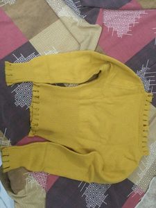 Yellow Knit Sweater