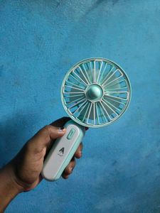 blue mini fan