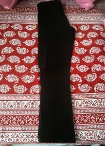 Black Cargo Pants boot cut unisex