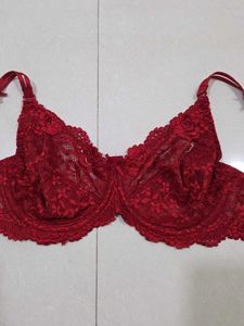 Red Lace Bra &amp; Panty Set