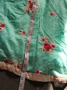 Floral Embroidered A-Line Dress