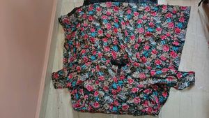 Embellished Floral Print Dress