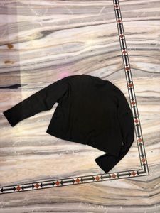 Classic Black Long Sleeve Top