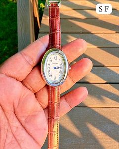 Elegant Oval Cartier Watch