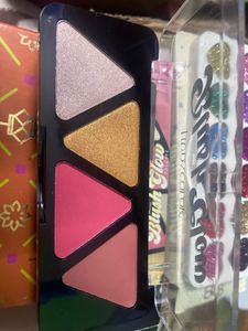 Glitter  &amp; highlighter Blush combo