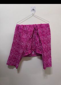 Pink cotton Printed Kurta Set