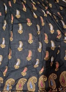 Black Paisley Print Ethnic Skirt