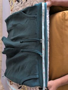 Max Collection Men's Dark Green Sweat Shorts
