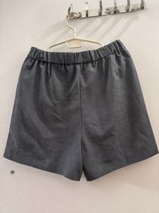Chic Grey Wrap Skort