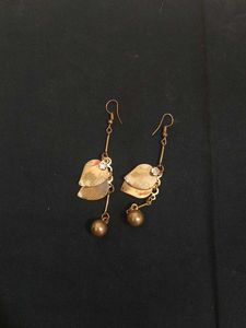 Gold-Toned Statement Earrings