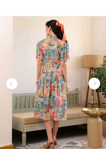 Colorful Midi Shirt Dress