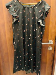 Chic Floral Print Midi Dress