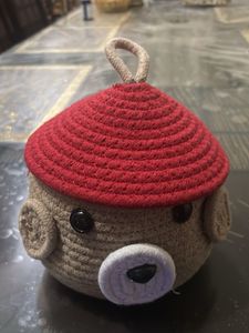 multipurpose jute storage Cute Rope Animal Figurin