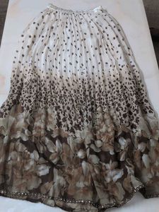 Bohemian Floral Print Maxi Skirt