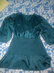 Puff Sleeves Dress