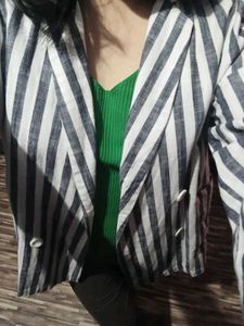Striped Blazer for Women