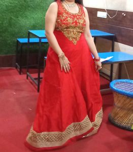 Green Salwar Suit and grown
