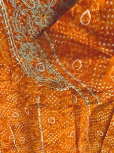 Bandhani Kurta Chunni Salwar Set