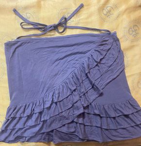 Ruffled Mini Skirt - Unique Design