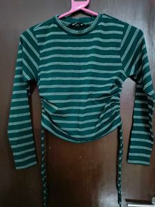 Striped Long Sleeve Top