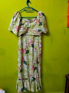 Floral Print Midi Dress
