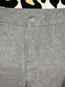 Classic Grey Bootcut Trousers