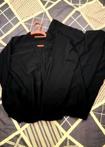 Black Abaya Style Maxi Dress