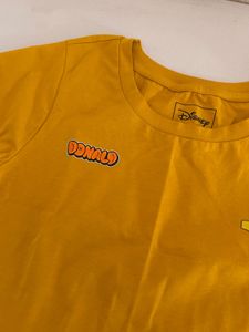 Yellow Donald Duck Graphic T-Shirt