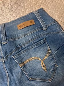 High Waisted Denim Shorts